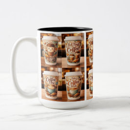 Coffee Moments Mug Zweifarbige Tasse