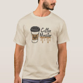 Coffee Monster Herren T-Shirt – Kaffeinsüchtiger T (Vorderseite)