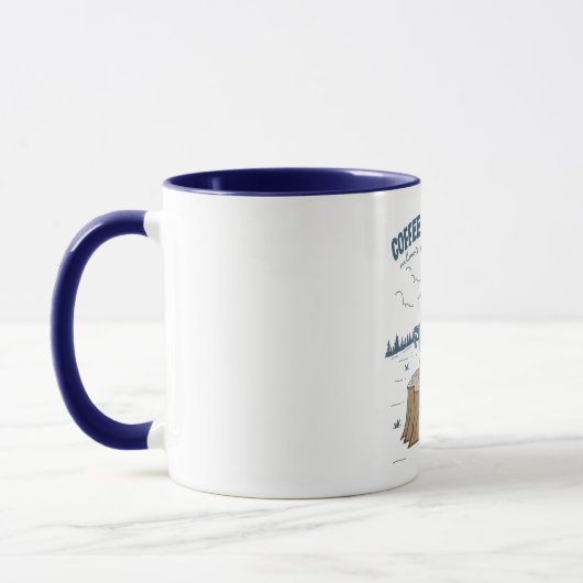 Coffee & Mountains Tasse (Links)
