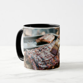 Coffee Mug BBQ Ribs Barbecue Grilling Delicious Tasse