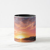 Coffee Mug Beautiful Sunset Landscape Beach View Tasse (Zentrum)