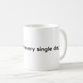 Coffee Mug - Choose joy every single day Kaffeetasse (VorderseiteRechts)