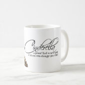 Coffee Mug Cinderella Leopard Shoes Quote Tea Cup Kaffeetasse (VorderseiteRechts)