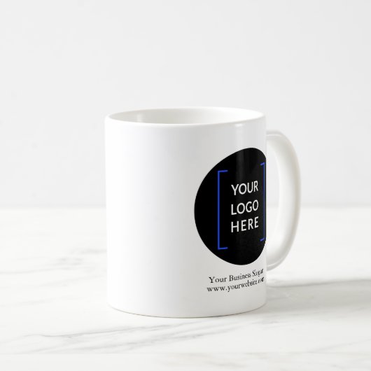 Coffee Mug Custom Company Logo Personalized Logo Kaffeetasse (VorderseiteRechts)