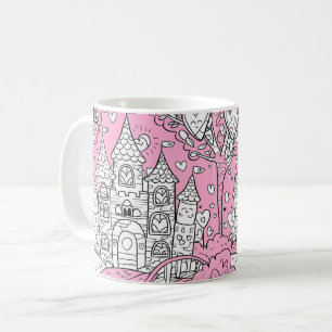 Coffee Mug Decorated with an Image of a Castle Kaffeetasse