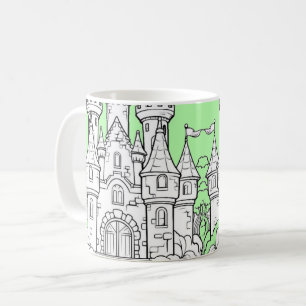 Coffee Mug Decorated with an Image of a Castle Kaffeetasse