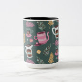 Coffee Mug design  Zweifarbige Tasse (Mittel)