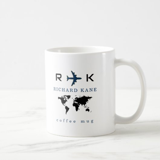 Coffee Mug for an airplane pilot Kaffeetasse (Rechts)