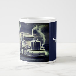 Coffee mug for the Truck Driving Pro Jumbo-Tasse