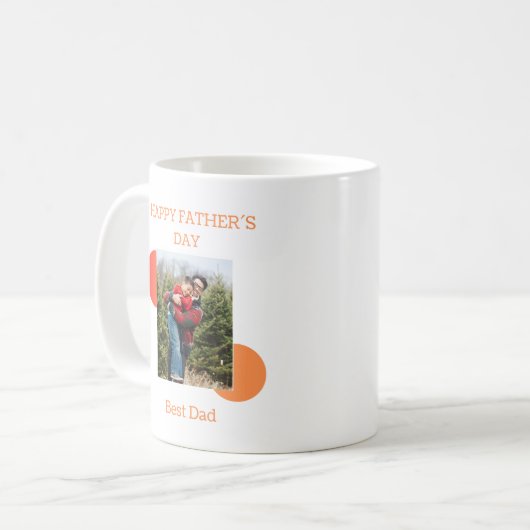 Coffee Mug happy day father´s Kaffeetasse (Vorderseite Links)