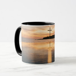 Coffee Mug Inspirational Cross Sunset Religiou Mug Tasse