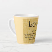 coffee mug-Love 3;16 Milchtasse (Linke Ecke)