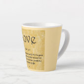 coffee mug-Love 3;16 Milchtasse (Rechte Ecke)