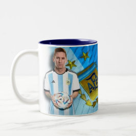 Coffee mug Messi mug Zweifarbige Tasse