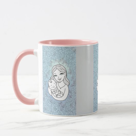 Coffee Mug,mom and son Tasse (Links)