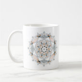 Coffee Mug Original Mandala Design 2-sided Brown Kaffeetasse (Links)
