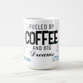 Coffee Mug Patriotic 4th of July Custom Name Kaffeetasse (Mittel)