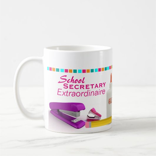 Coffee Mug Schulsekretärs Kaffeetasse (Links)