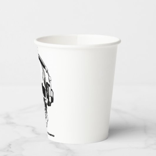 Coffee Mug Scull Pappbecher (Links)