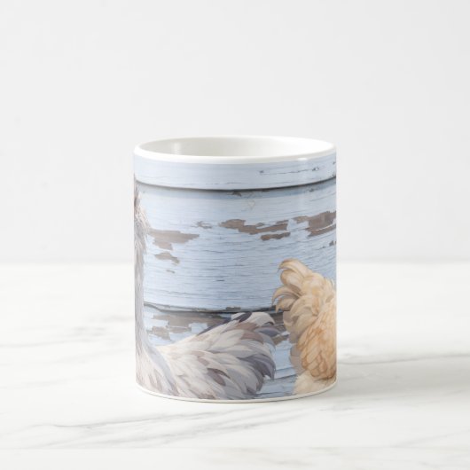 Coffee Mug Two Chickens Mug Kaffeetasse (Mittel)
