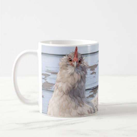 Coffee Mug Two Chickens Mug Kaffeetasse (Links)