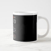Coffee Mug with a Humorous Digital Design Jumbo-Tasse (Rechts)