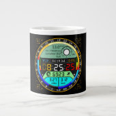 Coffee Mug with a Humorous Digital Design Jumbo-Tasse (Vorderseite)