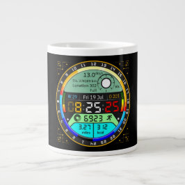 Coffee Mug with a Humorous Digital Design Jumbo-Tasse