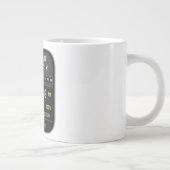 Coffee Mug with a Humorous Digital Design Jumbo-Tasse (Rechts)