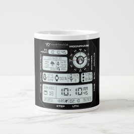 Coffee Mug with a Humorous Digital Design Jumbo-Tasse