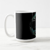 Coffee Mug with a Humorous Digital Design Kaffeetasse (Links)