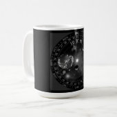 Coffee Mug with a Humorous Digital Design Kaffeetasse (Vorderseite Links)