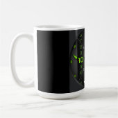 Coffee Mug with a Humorous Digital Design Kaffeetasse (Links)