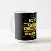 Coffee Mug with a Humorous Digital Design Kaffeetasse (Vorderseite Links)