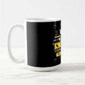 Coffee Mug with a Humorous Digital Design Kaffeetasse (Links)