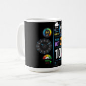 Coffee Mug with a Humorous Digital Design Kaffeetasse (Vorderseite Links)