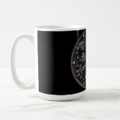 Coffee Mug with a Humorous Digital Design Kaffeetasse (Links)