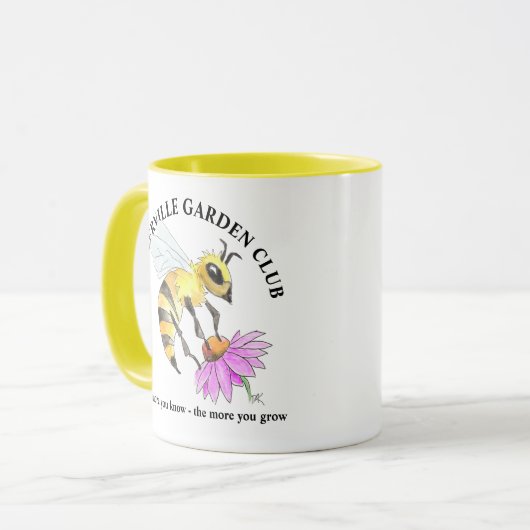 Coffee Mug with Bee design Tasse (Vorderseite Links)