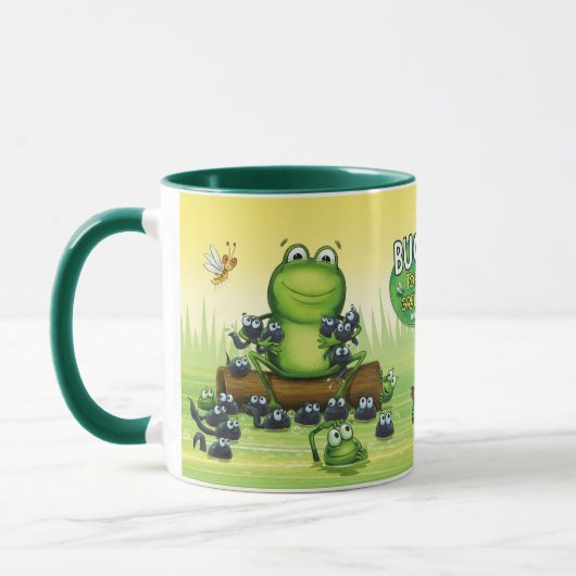 Coffee Mug with frogs design Tasse (Links)