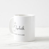Coffee Mugs benutzerdefinierten Hinzufügen einer T Kaffeetasse (Vorderseite Links)