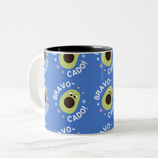 Coffee Mugs Idea Entwerfen Sie Ihre eigene Tasse! Zweifarbige Tasse (Vorderseite Links)