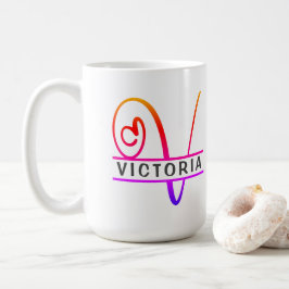 Coffee Mugs - Letter V Kaffeetasse