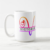 Coffee Mugs - Letter V Kaffeetasse (Links)