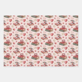 Coffee mugs with hearts geschenkpapier set (Vorderseite)