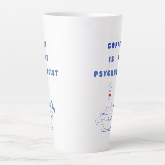 Coffee, My Quiet Therapist Milchtasse (Vorderseite)