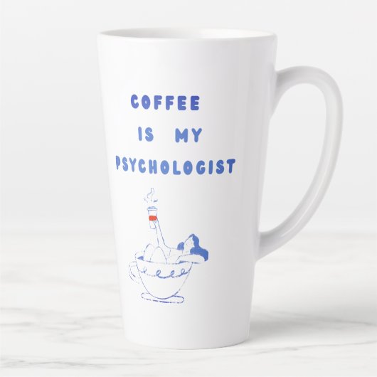 Coffee, My Quiet Therapist Milchtasse (Rechts)