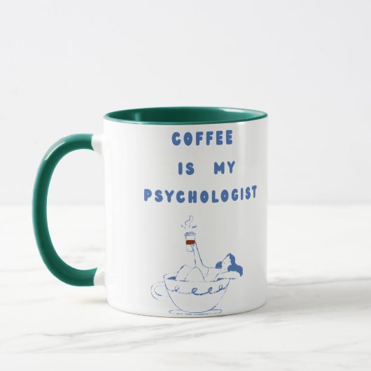 Coffee, My Quiet Therapist Tasse (Links)