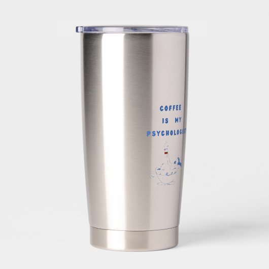 Coffee, My Quiet Therapist Thermobecher (Rechts)