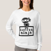 Coffee Ninja Long Sleeve T - Shirt (Vorderseite)