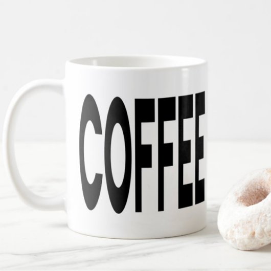 COFFEE ON CALL Typography Funny Humor Kaffeetasse